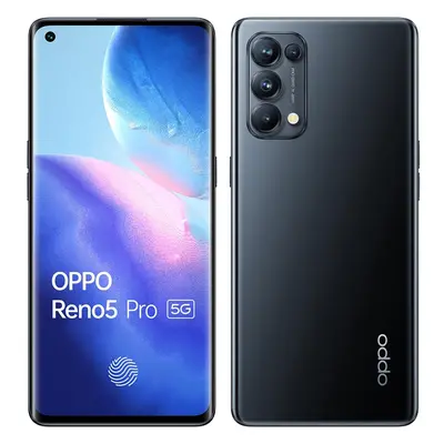 OPPO Reno 5G (128GB+8, Black, Global version) Mobile Phone