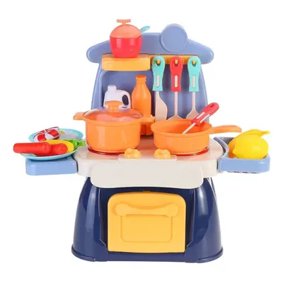 () Multi-style Simulation Spray Water Mini Kitchen Cooking Pretend Play House Puzzle Educational