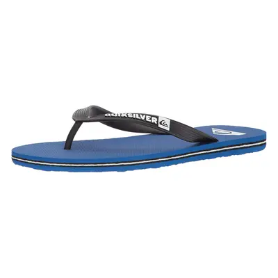 Quiksilver Mens Molokai Point Flip Flop Sandal, BlackBlueBlack