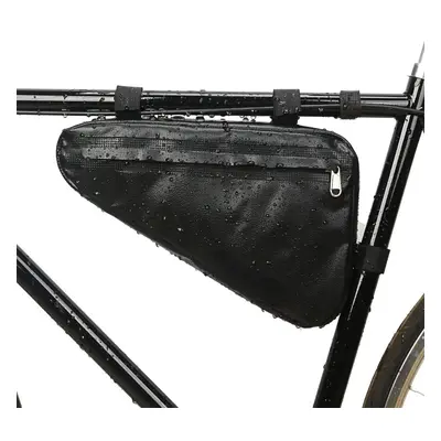 (Black) Bicycle Rainproof MTB Road Frame Triangle Waterproof Caulking Bag