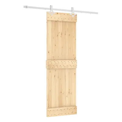 vidaXL Sliding Door with Hardware Set Interior Door Barn Door Solid Wood Pine