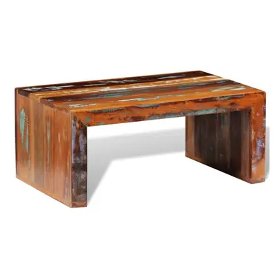 Antique-style Reclaimed Solid Wood Handmade Coffee Side Table Retro Tea Table