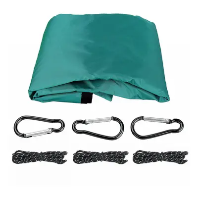 (Dark Green) 3x3m 420D Oxford Camping Tent Top Cover Awning Top Cover Waterproof UV Protection G