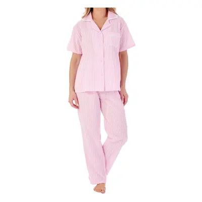 (Pink, 24/26) Slenderella PJ01225 Women's Cotton Pyjama Set