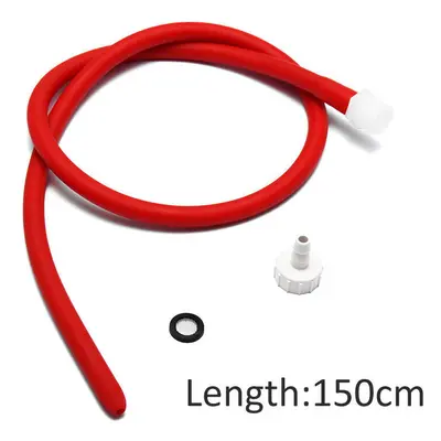 (150cm) 50/100/150cm Long Enema Tube Cleaner Douche Soft Silicone Latex Nozzle Cleaning Silicone