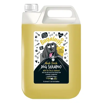 BUGALUGS Dog Shampoo Medi Fresh 5L for Itchy Skin Antibacterial And Antifungal Natural Medicated