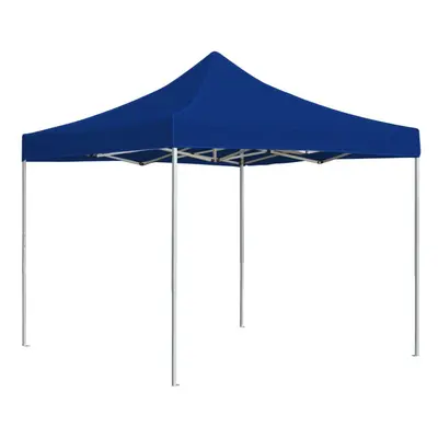 Garden Furniture Set Professional Folding Party Tent Aluminium 2x2 m Blue