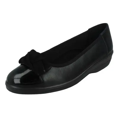 (Black, UK 6.5) Ladies Padders Slip On Shoes Orient