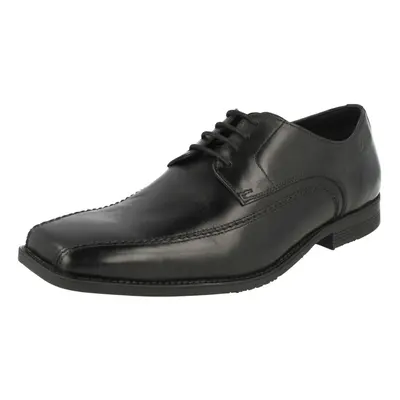 (UK 8.5, Black) Mens Clarks Formal Lace Up Shoes Baker Lace - G Fit