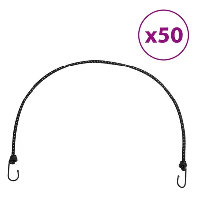 vidaXL Bungee Cords with Reflective Strips and Hooks Bungee Straps pcs