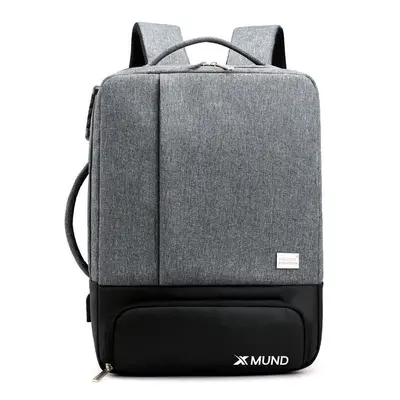 (Deep gray) 35L USB Backpack 15.6inch Laptop Bag Waterproof Anti-theft Lock Travel Business Scho