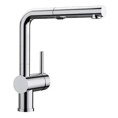 Blanco Linus-S Vario Kitchen Mixer Tap, Adjustable Hose Spray, Chrome, High Pressure