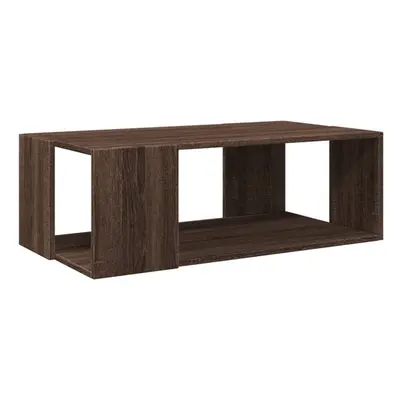 (brown oak, 89.5 x x cm) vidaXL Coffee Table Hallway Side Table Desk Accent End Table Engineered