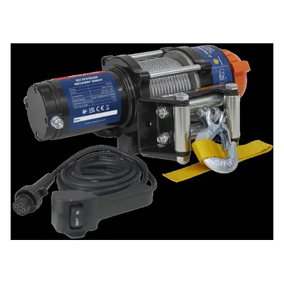 ATV/Quad Recovery Winch 1135kg (2500lb) Line Pull 12V