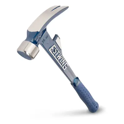 Estwing E6-24TM 24oz 16-inch Milled Face Hammertooth Hammer with Vinyl Shock Reduction Grip, Blu