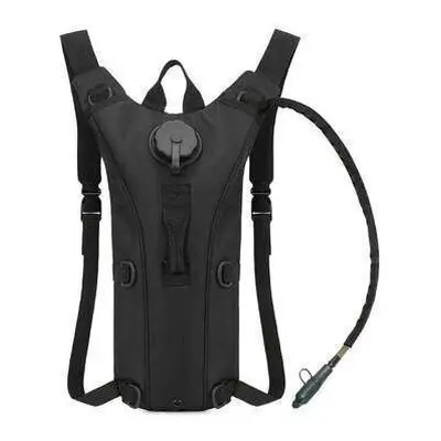 (Black) 3L Water Bag Backpack Bike Backpack Outdoor Cycling Sports