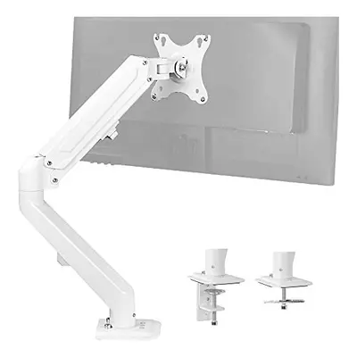 VIVO Articulating Single to inch Pneumatic Spring Arm Clamp-on Desk Mount Stand | Fits Monitor S