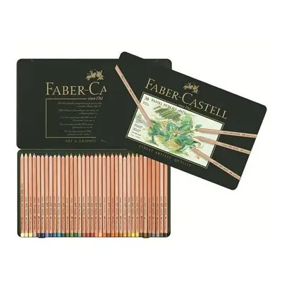 Faber Castell Pastel Pencil Pitt Metal Wallet With Pieces