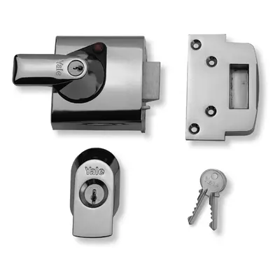 Yale British Standard Maximum Security 60mm Nightlatch, External Door Lock, Yale BS1 Night Latch