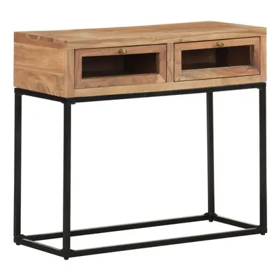 Console Table 90x35x76 cm Solid Acacia Wood