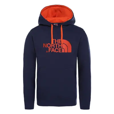 (Navy/Red, S) The North Face Drew Peak Embroidery Hoodie