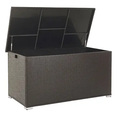 Storage Box MODENA PE Rattan cm cm Brown