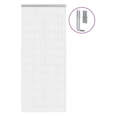 (90 x cm) vidaXL Chain Door Fly Screen Chain Curtain Door Screen 90x220 cm Aluminium