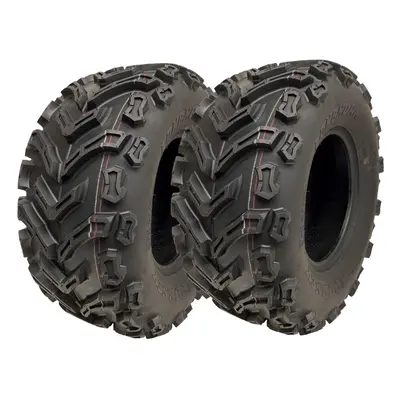 24x10.00-11 Quad ATV Tyres 6ply Wanda P3128 E-Marked Road Legal Tires (Set of 2)