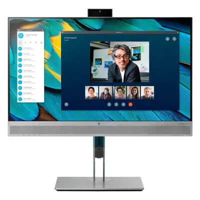 HP EliteDisplay E243m 23.8 Full HD LED Black, Silver computer monitor