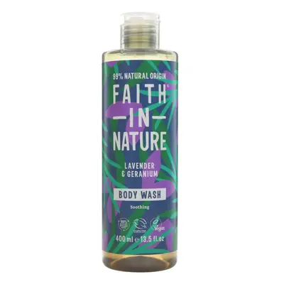 Faith In Nature Body Wash-Lavender & Geranium - 400ml ( pack of )