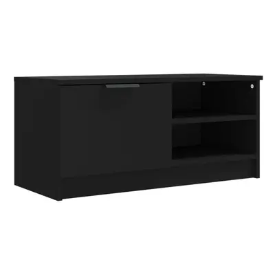 (black, 1) vidaXL 1/2x TV Cabinet Engineered Wood Media Unit HiFi Cabinet Multi Colours