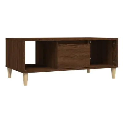 (brown oak) vidaXL Coffee Table Engineered Wood Centre Accent Side Table Multi Colours