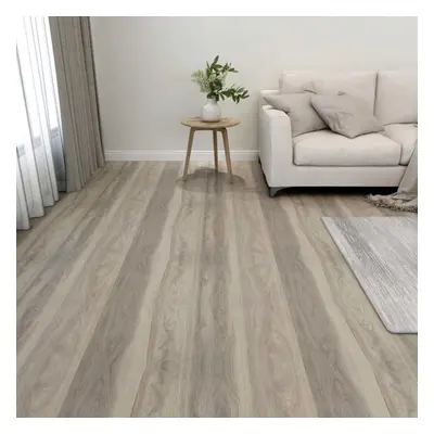 vidaXL 55x Self-adhesive Flooring Planks PVC 5.11 mÂ² Taupe Laminate Floor Tile