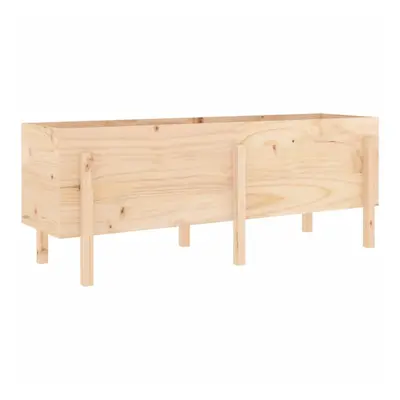 vidaXL Garden Raised Bed Outdoor Planter Pot Patio Flower Bed Solid Wood Pine