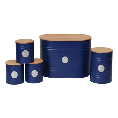 Neo Navy Scandi Piece Kitchen Canister Set