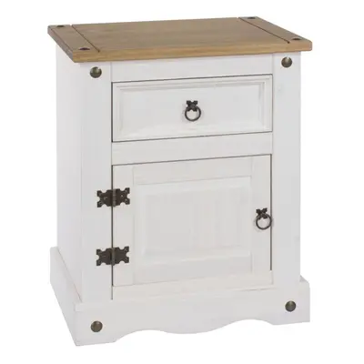 Home Source Corona Drawer Cupboard Bedside Table Storage Unit