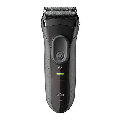 Braun Electric Razor for Men, Series 3000s Electric Shaver, Rechargeable Foil Shaver, Black, 11.