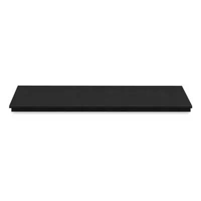 Adam Granite Stone Hearth in Black, Inch