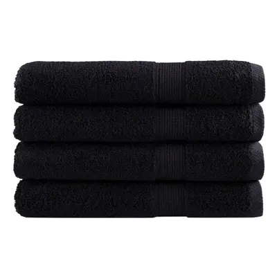 (black, x cm/ pcs) vidaXL Premium Sauna Towels Guest Bath Towel pcs Grey 600gsm 100% Cotton