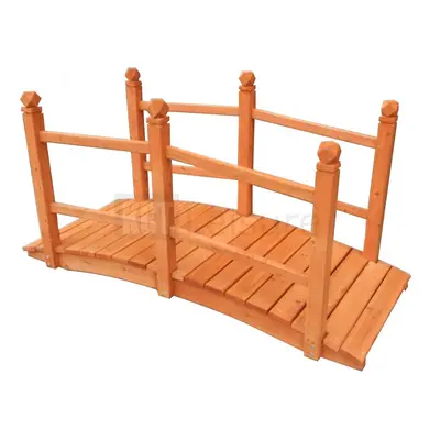 KCT Salzburg Decorative Wooden Garden Bridge for Ponds and Streams