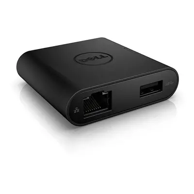 DELL USB-C - HDMI / VGA / Ethernet / USB 3.0, Black