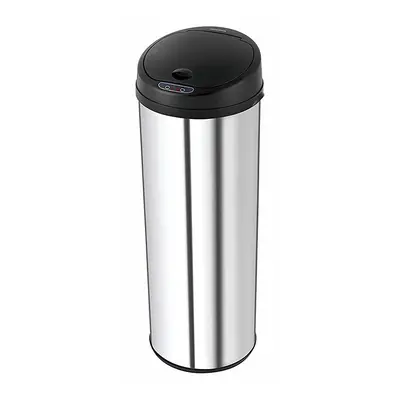 Morphy Richards Kitchen Bin with Infrared Sensor Technology, Round, Silver, Litre