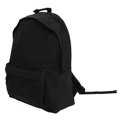 (One Size, Black) Bagbase Maxi Fashion Backpack / Rucksack / Bag (22 Litres) (Pack of 2)