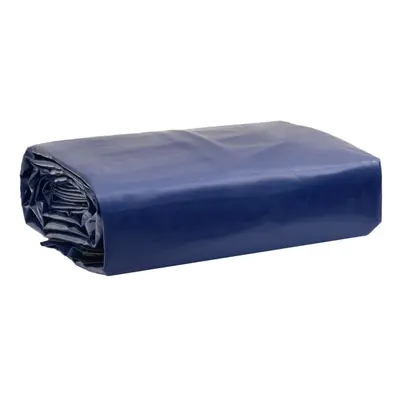 vidaXL Tarpaulin Cover Ground Sheet Waterproof Camping Tarp Blue g/mÂ²