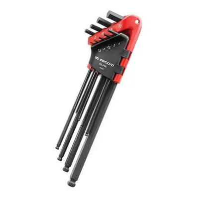 Facom 83S.JP9AL Hex Key Wallet Set of