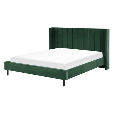 Bed Velvet VILLETTE x cm (EU Super King) Dark Green