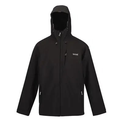 (3XL, Black) Regatta Mens Waterproof Jacket