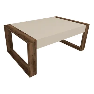 (Light Walnut & Beige) Robert Coffee Table Modern Table