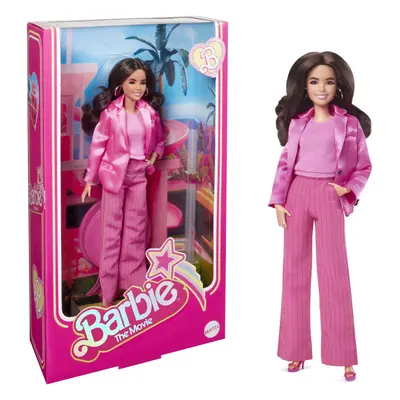 The Movie Doll, Gloria Collectible Wearing Three-Piece Pink Power Pantsuit with Strappy Heels an