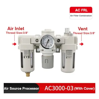 (4010) Compressor Air Filter Air Pressure Regulator Water-oil Separator Trap Filter for Air Tool